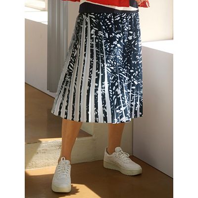 BASLER® Rock, Midi-Länge Pilssee-Falten Dehnbund wadenumspielend