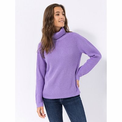 Thumbnail - CASHMASOFT Pullover, 1/1-Arm Rollkragen Cashmeregriff Lurex-Details