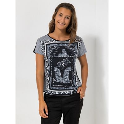 BASLER® Shirt, 1/2-Arm überschnittene Schulter, Print Rundhalsausschnitt