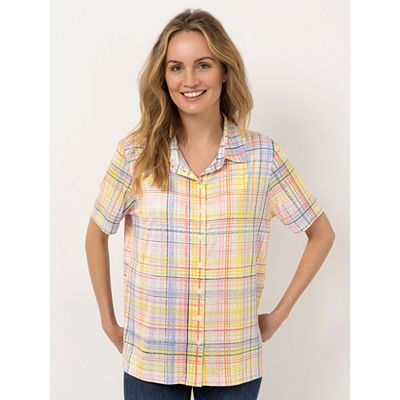 Thumbnail - IN-PRINT Bluse, 1/2-Arm Standard Kragen Seitenschlitze Allover-Druck