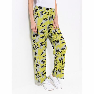 VIA MILANO Hose 1/1-Länge Rundumdehnbund Allover Druck