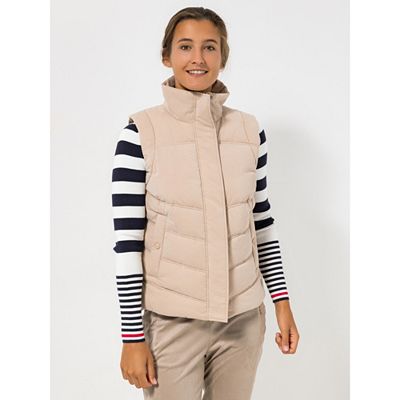 BASLER® Steppweste, ohne Arm Stehkragen verdeckte Knopfleiste Seitenschlitze