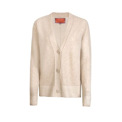 Thumbnail - LIEBLINGSSTÜCK® Strickjacke, 1/1-Arm V-Ausschnitt durchgeknöpft zweifarbig