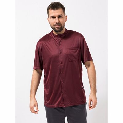MEN'S TOUCH Shirt, 1/2-Arm Knopfleiste Kragen Seitenschlitze