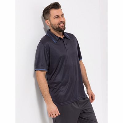 MEN'S TOUCH Shirt Mikrofaser 1/2-Arm Polokragen