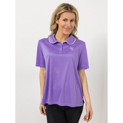 JERYMOOD HOMEWEAR Shirt, 1/2-Arm Mikrofaser Polokragen Seitenschlitze