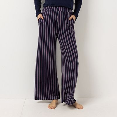 VIA MILANO Lingerie Hose, knöchellang Rundumdehnbund bedruckt