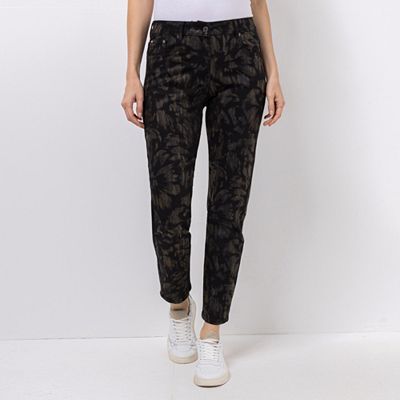 AMINATI® Twillhose, Rundumdehnbund Allover-Druck knöchellang