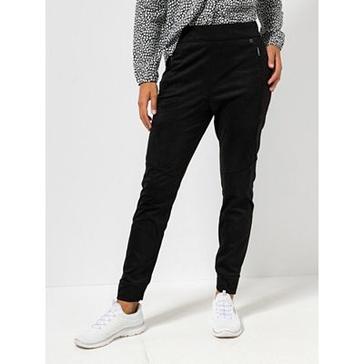 BASLER® Velours-Joggpants 1/1-Länge Regular Fit Normale Leibhöhe