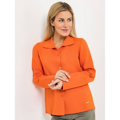 AMINATI® Cardigan, 1/1-Arm Liegekragen Knopfleiste figurumspielend