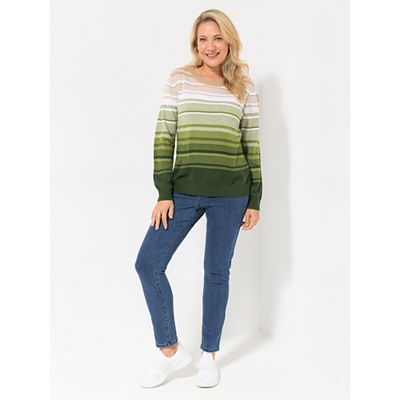 Thumbnail - CASHMASOFT Pullover, 1/1-Arm Cashmeregriff Rundhalsausschnitt Farbverlauf