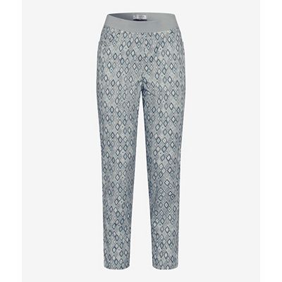 Raphaela by Brax Hose Pamina 6/8 Rundumdehnbund Slim-Fit Allover-Druck