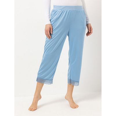 Thumbnail - JERYMOOD HOMEWEAR Hose, 7/8-Länge Mikrofaser Seitenschlitze Spitzendetails