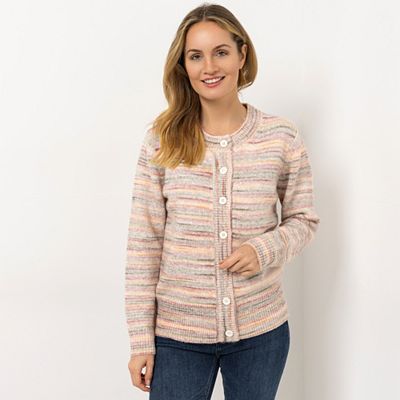 CASHMASOFT Cardigan Rundhalsausschnitt Knopfleiste Cashmeregriff