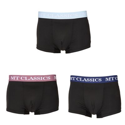 Thumbnail - MEN'S TOUCH 3 Retropants Mikrofaser Rundumdehnbund Logoschriftzug