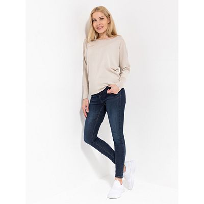 Thumbnail - LOVELY SISTERS® Pullover 1/1-Arm Rundhalsauschnitt Fledermausärmel