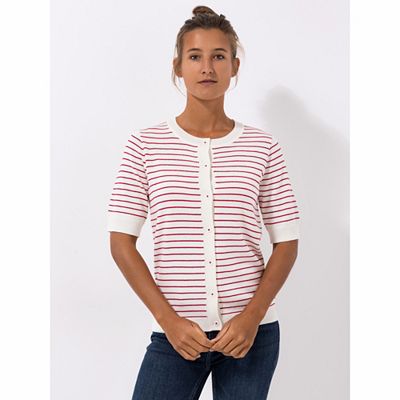 Thumbnail - VIA MILANO Cardigan langer 1/2-Arm Knopfleiste figurumspielend