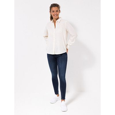 Thumbnail - DENIM & CO. Bluse, 1/1- Arm Knopfleiste aus TENCEL™ Lyocellfasern