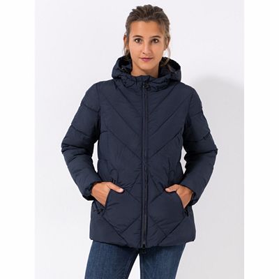 CENTIGRADE ACTIVE Steppjacke angeschnittene Kapuze 2-Wege-Zipper wasserabweisend