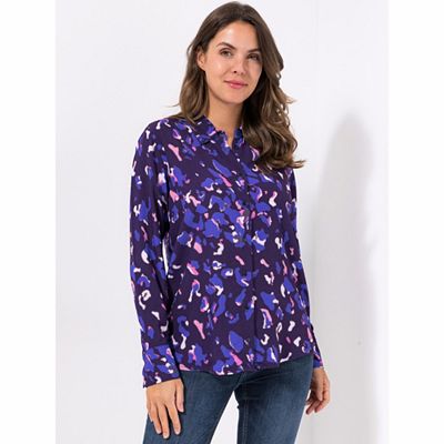 Thumbnail - LYLA Bluse Viskose-Ware Hemdblusenkragen leger weit