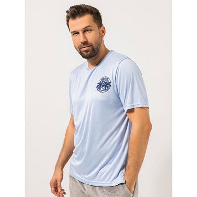 Thumbnail - MEN'S TOUCH Shirt, 1/2-Arm Mikrofaser Rundhalsausschnit schmale Form