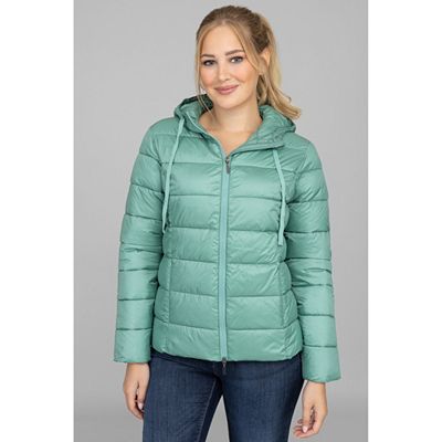 Thumbnail - DENIM & CO. Steppjacke Kapuze 2-Wege-Zipper Eingrifftaschen