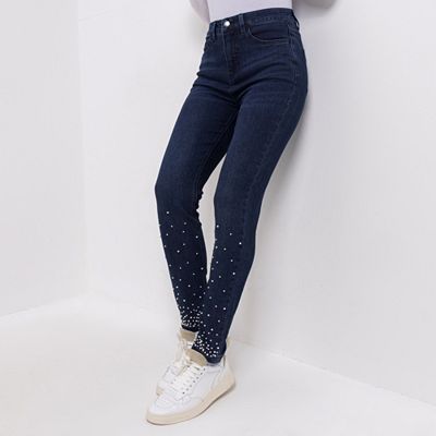 Thumbnail - VIA MILANO Jeans, knöchellang 5-Pocket-Style 28% REPREVE®Fasern schmales Bein