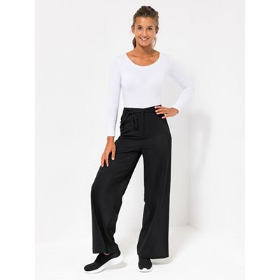 LOVELY SISTERS® Hose, 1/1-Länge Formbund Eingrifftaschen weites Bein