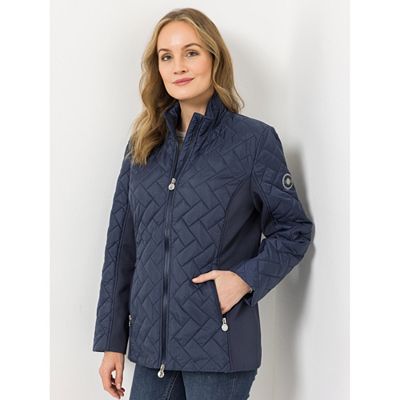 CENTIGRADE Steppjacke Stehkragen 2.Wege-Reißverschluss Reißverschlusstaschen