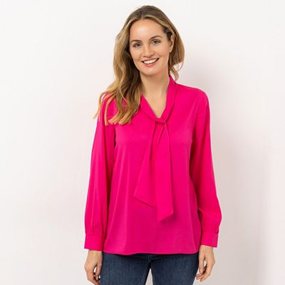 Thumbnail - VIA MILANO Bluse, 1/1-Arm Schluppe Manschetten figurumspielend