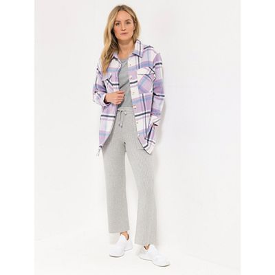 Thumbnail - LYLA Overshirt, 1/1-Arm Pattentaschen Knopfleiste Oversize - leger weit