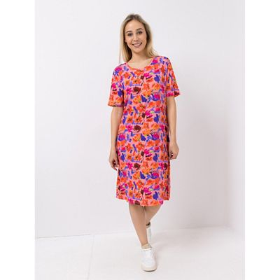Thumbnail - IN-PRINT Kleid 1/2-Arm Rundhalsausschnitt Blumendruck