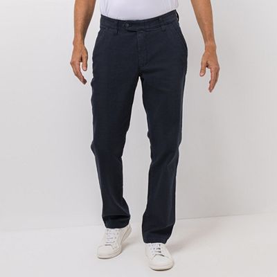 CLUB OF COMFORT® Herrenhose Denver Chino-Style Komfortbund Karo-Druck
