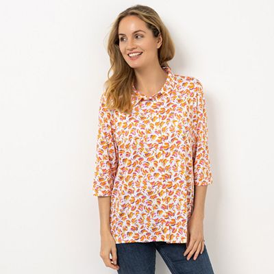 Thumbnail - IN-PRINT Bluse 3/4-Arm Knopfleiste bedruckt