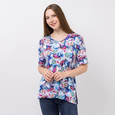 Thumbnail - IN-PRINT Shirt 1/2-Arm V-Ausschnitt bedruckt
