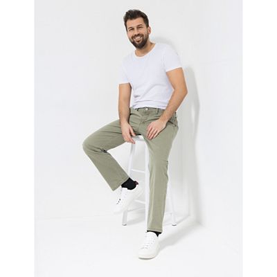 CLUB OF COMFORT® Herrenhose Garvey Chino-Style Fade-out Färbung High-Stretch