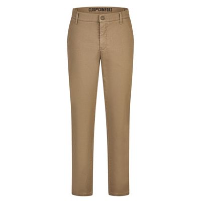 CLUB OF COMFORT® Herrenhose Foxx Chino Style Hemdstopper High-Stretch