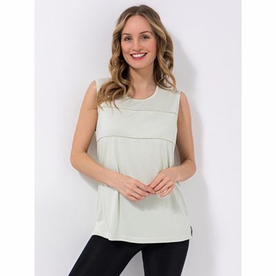 Thumbnail - JERYMOOD HOMEWEAR Top, ohne Arm Mikrofaser Rundhalsausschnitt Perlendetails