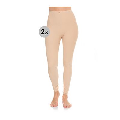LITTLE ROSE Mikrofasermischung Winterwäsche Langbein-Panty Doppelpack