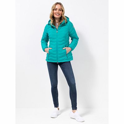 CENTIGRADE ACTIVE Steppjacke abnehmbare Kapuze Wellensteppmuster Teflon EcoElite™