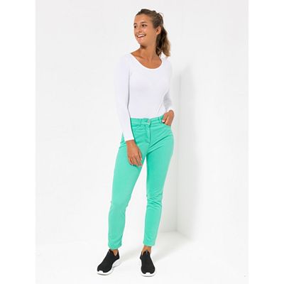 EVA LUTZ Hose knöchellang 360 Grad elastisch OEKO-TEX® schmales Bein