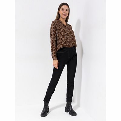 EVA LUTZ Jeggings, Jerseydenim 360° elastisch knöchellang schmales Bein