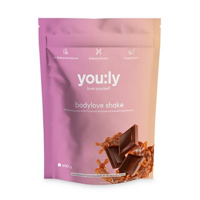 you:ly Bodylove Shake Mahlzeitersatz 600g für 30 Portionen