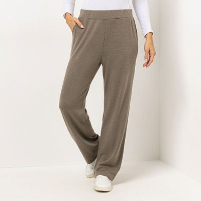 KIM & CO. Hose, Rundumdehnbund Soft Touch Jersey Eingrifftaschen gerader Beinverlauf