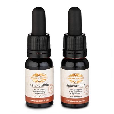 Thumbnail - BÄRBEL DREXEL Astaxanthin Tropfen 4 mg Astaxanthin 2x10ml für 60 Tage