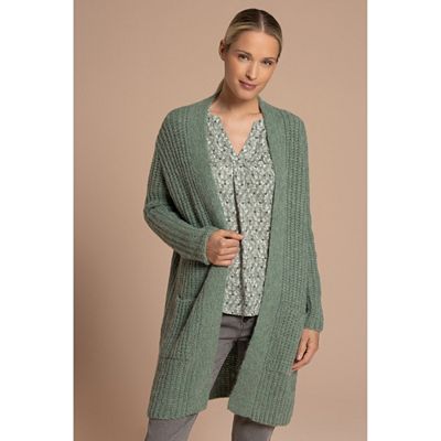 STEFFEN SCHRAUT Longcardigan offene Front aufgesetzte Taschen figurumspielend