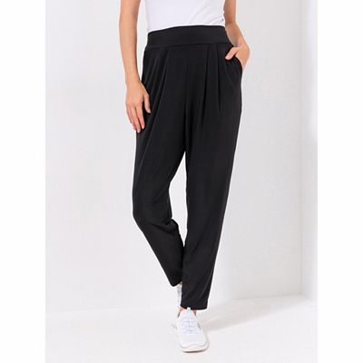 KIM & CO. Hose, 1/1-Länge Deluxe Brazil Knit 2 Eingrifftaschen konischer Beinverlauf