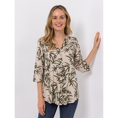 Thumbnail - KIM & CO. Shirt, 3/4-Arm Brazil Knit Jersey Knopfleiste figurumspielend