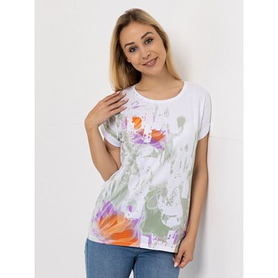 Thumbnail - DINE 'N' DANCE Shirt Rundhalsausschnitt vorne bedruckt figurumspielend