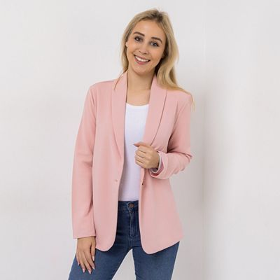 KIM & CO. Blazer, Langarm Ponti Crepe Jersey 1 Knopf Verschluss figurumspielend